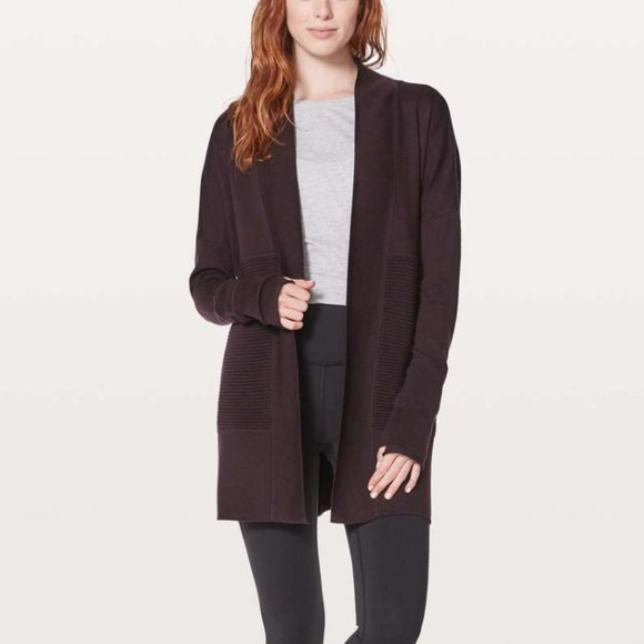 Lululemon Sit In Lotus Wrap II Black Cherry 8 - Picture 2 of 16